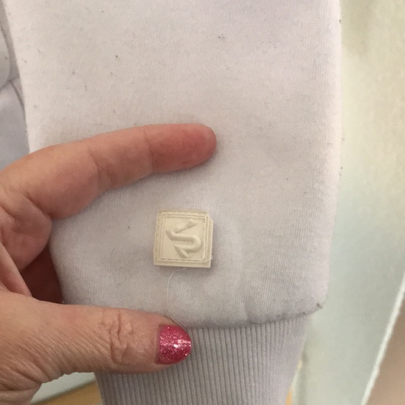 NASA HOODIE SWEATSHIRT WHITE SIZE JUNIOR LARGE GREAT CONDITION! - Picture 5 of 6